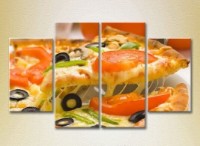 Картина Rainbow Polyptych Vegetable Pizza 02 (2220273)