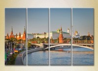 Pictură Rainbow Polyptych View of the Kremlin 01 (2718108)