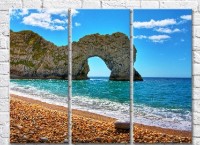 Картина Rainbow Stone arch by the sea (3469139)