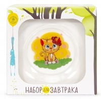 Набор детской посуды OSZ Bunny and Kitten S3 (18c2048IP) фото №2 — интернет-магазин Desire.md