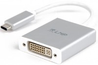 Переходник LMP USB-C to DVI Silver (13877)