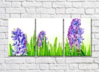 Картина Gallerix Lilac hyacinths and succulent green leaves (500661)