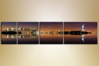 Pictură Gallerix Polyptych 4 New York and the Statue of Liberty (1430799)