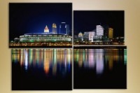 Pictură Gallerix Polyptych 4 Night City 3 (1430792)