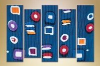 Pictură Gallerix Polyptych Abstraction 195 (1609935)