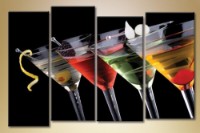 Картина Gallerix Polyptych cocktail glasses (1547186)