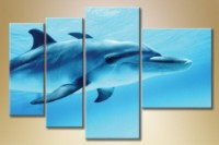 Картина Gallerix Polyptych dolphin (1529778)