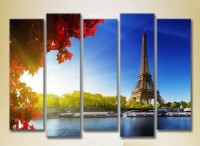 Картина Gallerix Polyptych Eiffel Tower 006 (2224549)