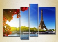 Картина Gallerix Polyptych Eiffel Tower 03 (2718206)
