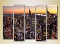 Картина Gallerix Polyptych Empire State Building 02 (2224552)