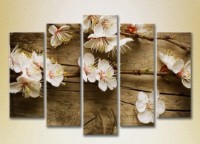 Картина Gallerix Polyptych Flowering branch on board 05 (2932895)