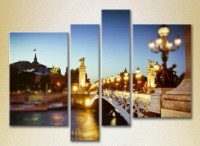 Картина Gallerix Polyptych France Paris Seine 01 (2718208)