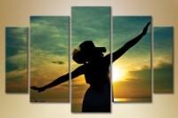 Картина Gallerix Polyptych girl at sunset (1529779)