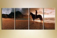 Pictură Gallerix Polyptych Girl cowboy (1409663)