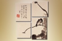 Pictură Gallerix Polyptych Japanese bird (1563257)