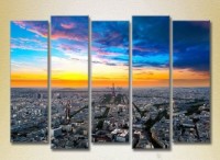 Картина Gallerix Polyptych Morning Paris 09 (2224563)