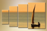 Картина Gallerix Polyptych Sailing boat (1523178)