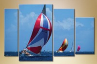 Pictură Gallerix Polyptych sailing regatta (1529796)