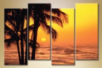 Pictură Gallerix Polyptych sea sunset (1529784)