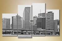 Картина Gallerix Polyptych Skyscrapers (1523176)