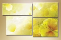 Pictură Gallerix Polyptych yellow flowers 2 (1563248)
