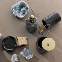 Стакан для зубных щёток Kela Liron Black (20011) фото №2 — интернет-магазин Desire.md