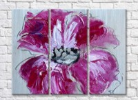 Pictură Gallerix Purple poppy oil painting (500762)