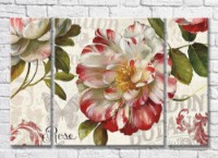 Pictură Gallerix Roses on a vintage background (3572568)