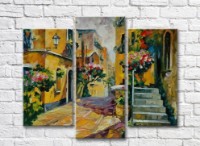 Pictură Gallerix Street Among Houses (35110215)