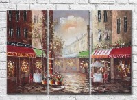 Pictură Gallerix Street cafes and restaurants (3485192)