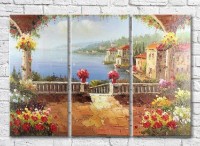 Картина Gallerix Terrace with arches and descent to the sea (3485182)