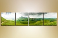 Pictură Gallerix Triptych alpine landscape (1409554)