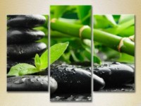 Картина Gallerix Triptych Bamboo and massage stones (2699537)