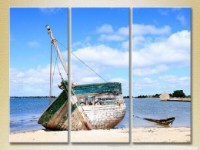 Картина Gallerix Triptych Broken Longboat (2180946)