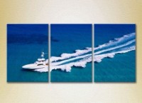 Картина Gallerix Triptych Cutter Cuts the Water (2180951)