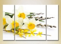 Картина Gallerix Triptych Daffodils and Willow 01 (2699493)
