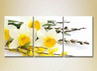 Картина Gallerix Triptych Daffodils and Willow 02 (2699492)