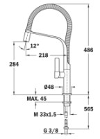 Смеситель для кухни Teka FO 999 Chrome фото №4 — интернет-магазин Desire.md