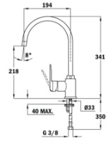 Смеситель для кухни Teka SP 995 Send Beige фото №3 — интернет-магазин Desire.md
