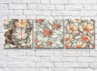 Pictură Gallerix Triptych Floral Abstraction (500739)