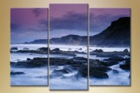 Pictură Gallerix Triptych fog on the sea (1529825)