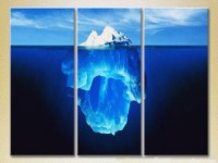 Картина Gallerix Triptych Iceberg Underwater (2180934)