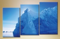 Картина Gallerix Triptych icebergs (1529820)
