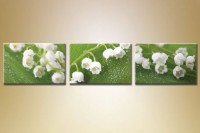 Картина Gallerix Triptych lilies of the valley 3 (1409860)