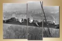 Pictură Gallerix Triptych Lunch at the workers (1523147)