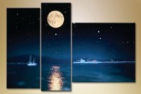 Картина Gallerix Triptych moonlit night (1529815)