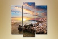 Pictură Gallerix Triptych Ocean View (1529808)