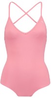 Costum de baie Puma Swim Women V-Neck Crossback Swimsuit 1P Light Pink XL
