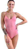 Купальник Puma Swim Women V-Neck Crossback Swimsuit 1P Light Pink L