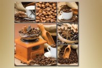 Картина Gallerix Polyptych coffee 10 (1547197)